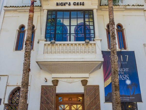 Casablanca,,Morocco,-,October,20,,2017:,Facade,Of,Rick's,Cafe,